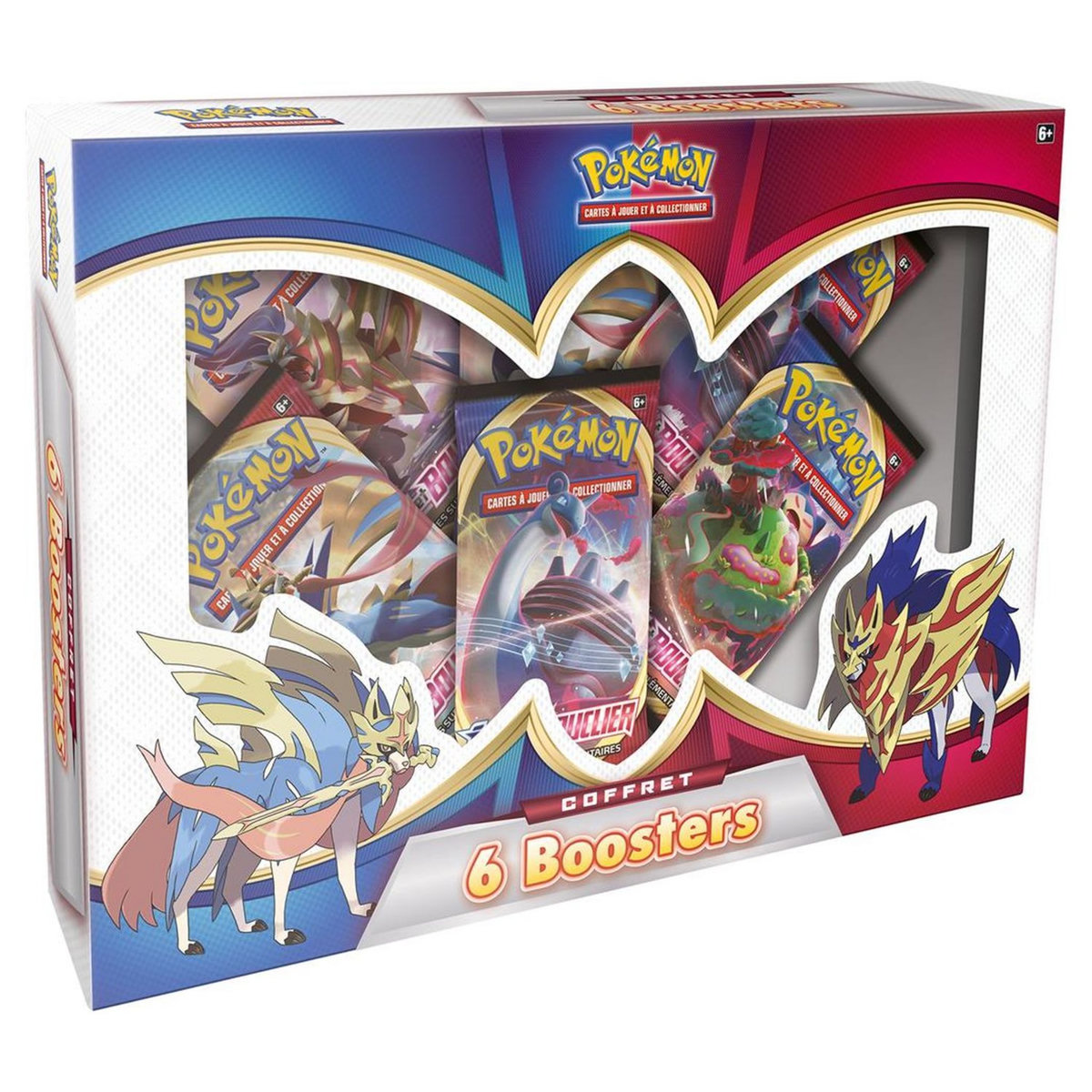 ASMODEE Coffret Pokemon - 6 booster 2021