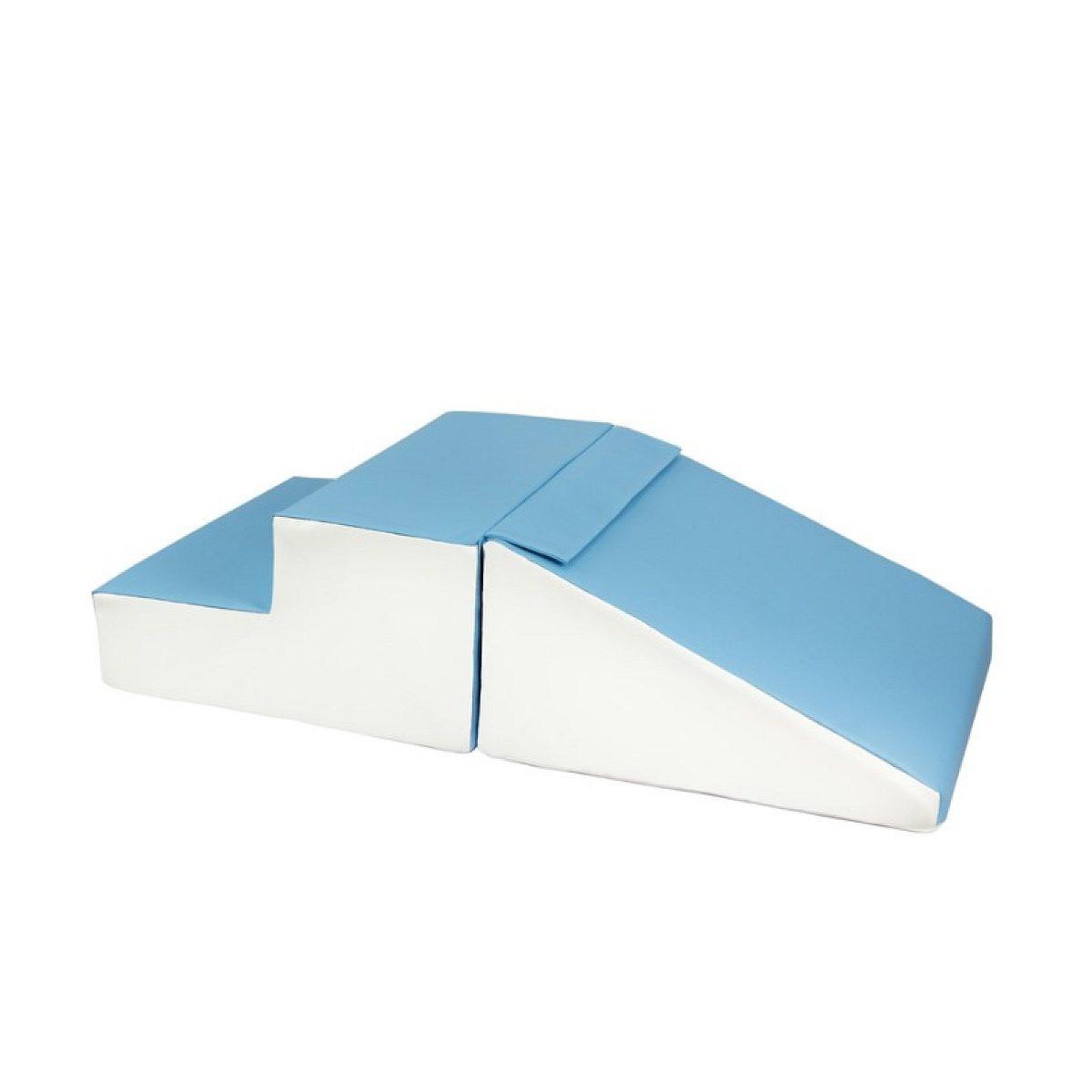 Voir la diapositive 3 : VELINDA Set de 2 grands blocs en mousse blanc bleu gris