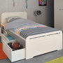 Voir la diapositive 3 : Paris Prix Tiroirs de Lit Enfant  Loft  Blanc