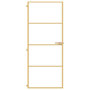 Voir la diapositive 3 : VIDAXL Porte interieure mince dore 83x201,5 cm verre trempe aluminium