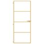 Voir la diapositive 3 : VIDAXL Porte interieure mince dore 83x201,5 cm verre trempe aluminium