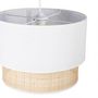 Voir la diapositive 5 : OSTARIA Suspension gigogne rotin blanc D35