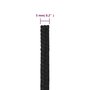 Voir la diapositive 6 : VIDAXL Corde de bateau Noir complet 5 mm 50 m Polypropylene