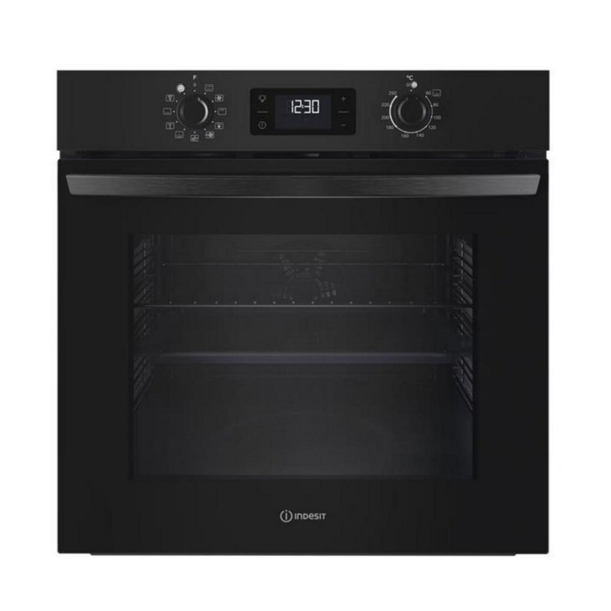Indesit Four intégrable multifonction 71l 60cm catalyse noir - IO5280CB