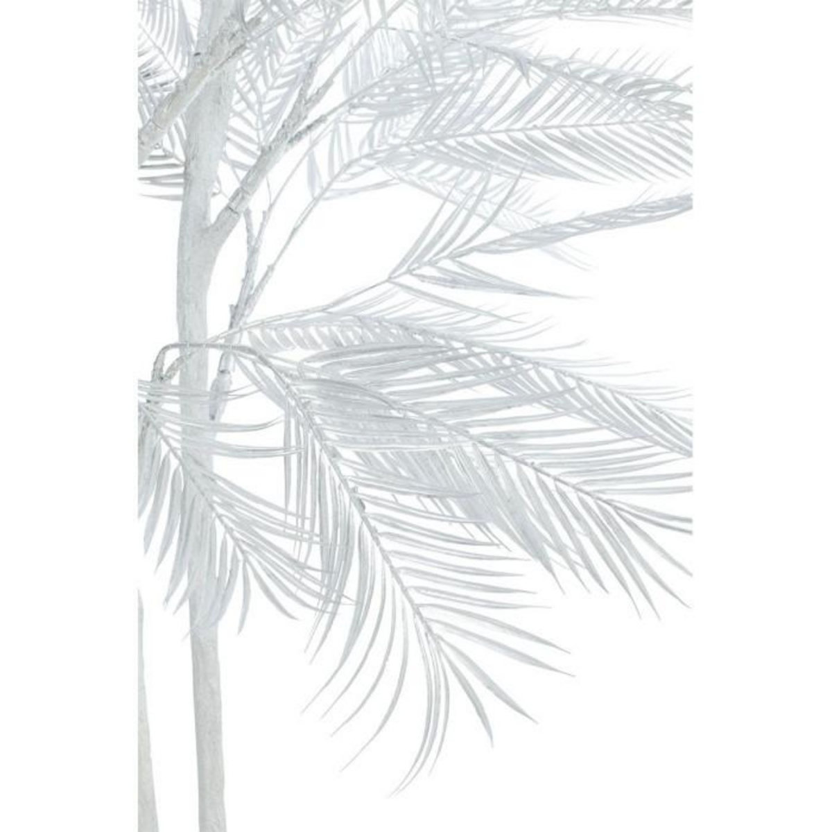 Paris Prix Arbre Déco en Métal  Palmier  250cm Argent
