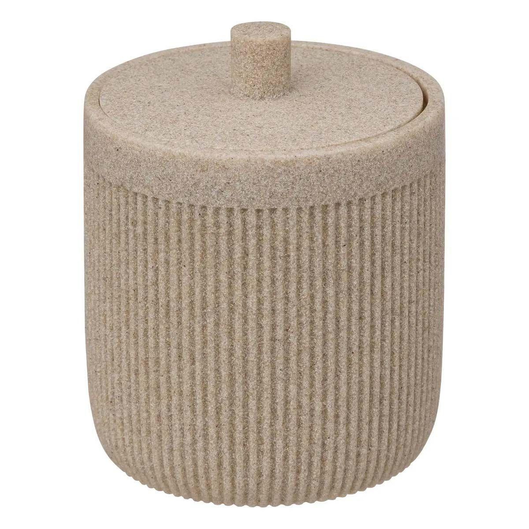 FIVE Pot à coton design  onyx  9cm lin