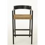 Voir la diapositive 3 : Paris Prix Tabouret de Bar Design  Sungkai  100cm Noir
