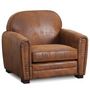 Voir la diapositive 1 : Paris Prix Fauteuil Club Vintage  Balista  90cm Marron