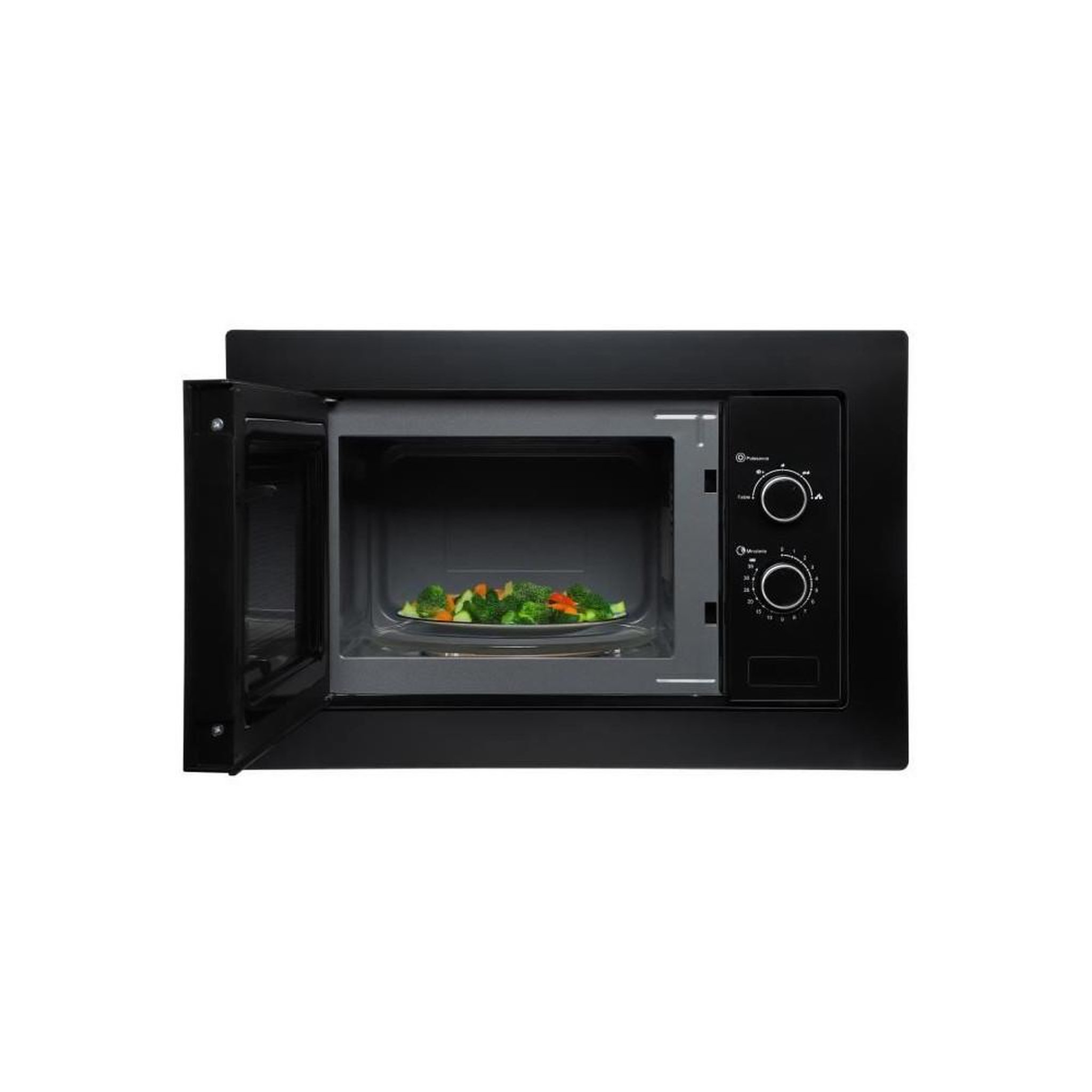 Voir la diapositive 2 : CONTINENTAL EDISON Micro-ondes encastrable - CONTINENTAL EDISON - CEMO20EBM2 - 1280 W - L59,5xH38,5xP35,3 cm - 20L - Noir