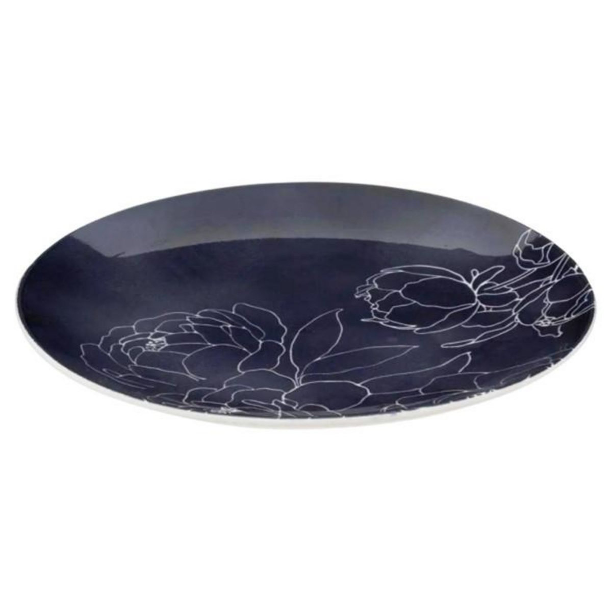 SECRET DE GOURMET Lot de 6 Assiettes Plates  Thea  26cm Bleu