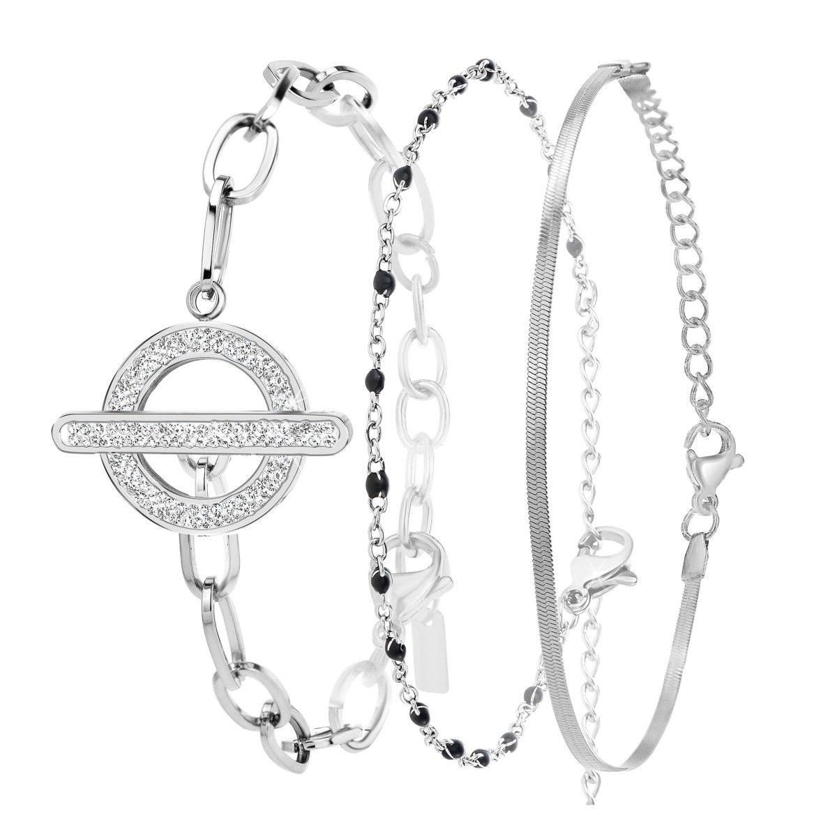 SC CRYSTAL Set de 3 bracelets SC Crystal®