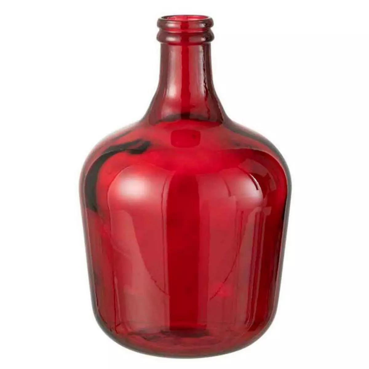 Paris Prix Vase Design en Verre  Penisola  42cm Rouge