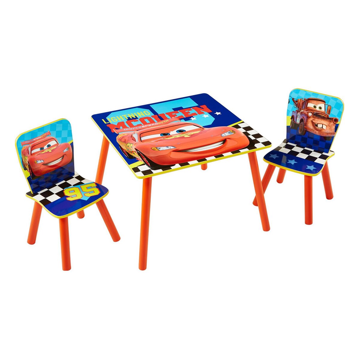 CARS Disney Cars - Ensemble table et 2 chaises pour enfants