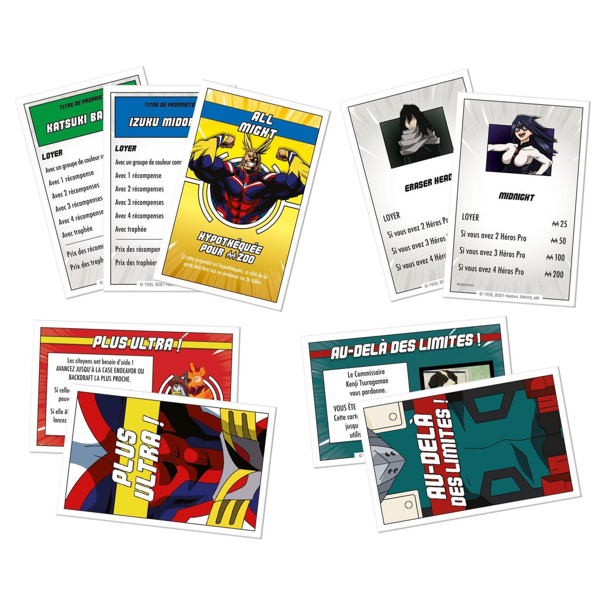  WINNING MOVES Jeu Monopoly My Hero Academia