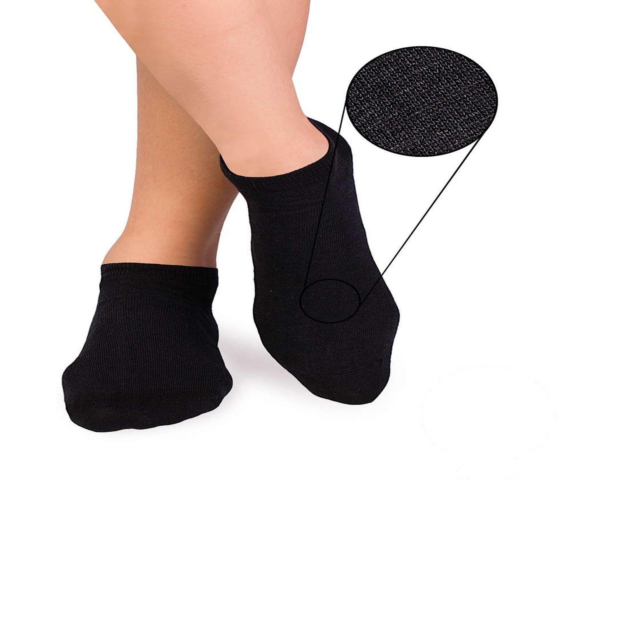 PIRIN HILL Socquettes en lin noires
