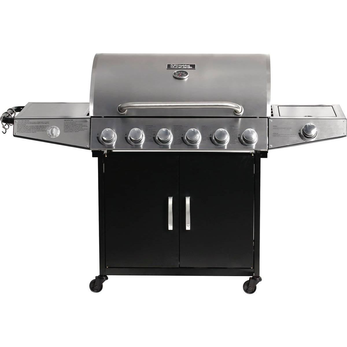 Habitat et Jardin Barbecue gaz  Party 7  - 7 Brûleurs dont 1 latéral - 20.9 kW