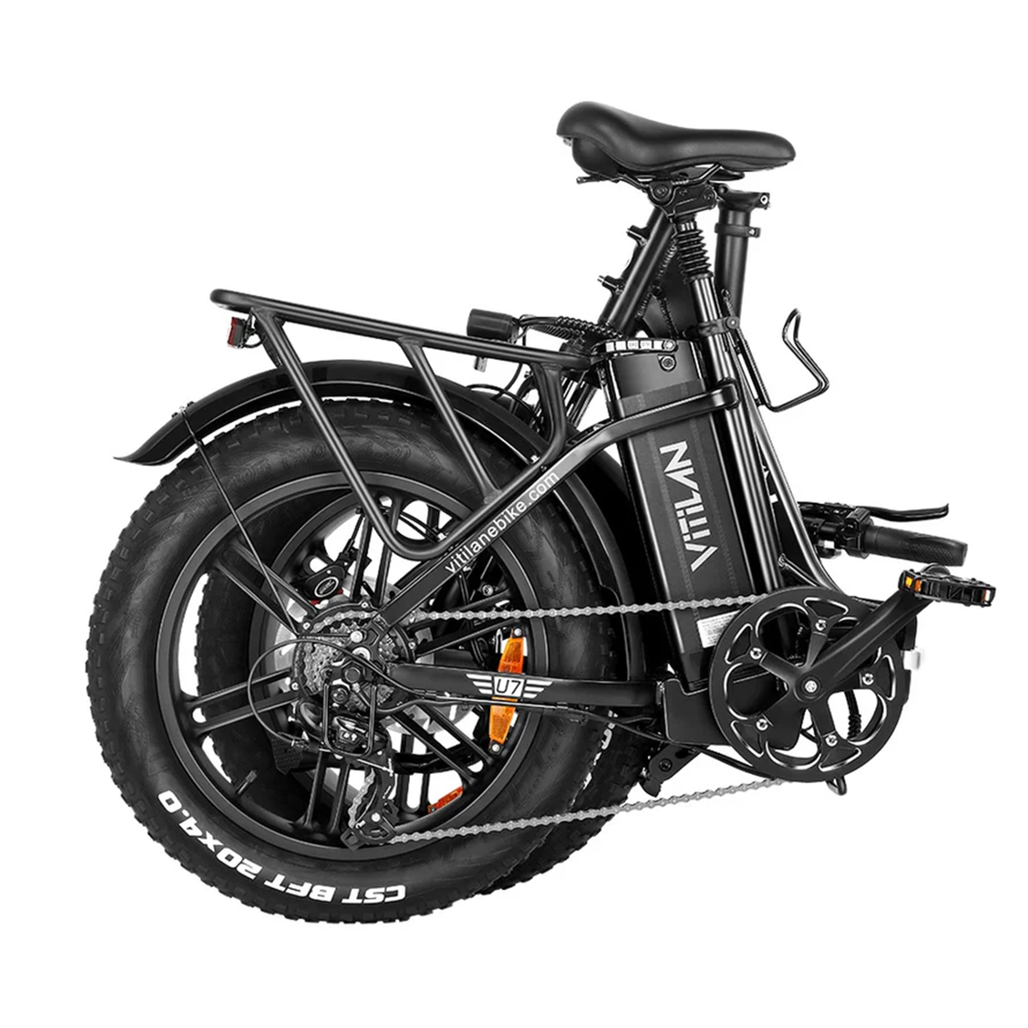 Voir la diapositive 3 : VITILAN Vélo électrique pliable Vitilan U7 2.0 - 20 pouces - Cadre ouvert - 48 V 20 Ah