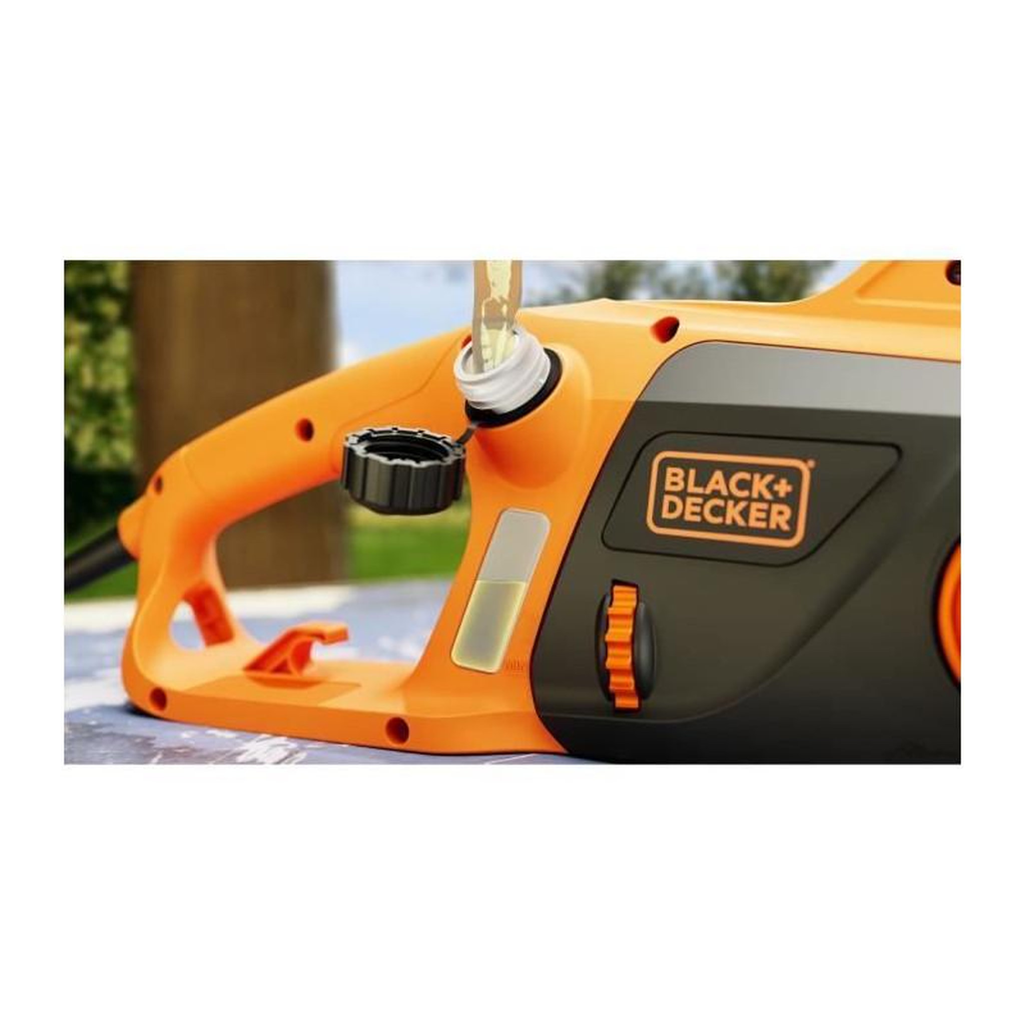 Voir la diapositive 5 : Black et Decker Tronçonneuse Filaire - BLACK+DECKER - BECS1835-QS - 1800 W - 35 cm - Tendeur de chaîne sans outil