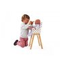 Voir la diapositive 3 : Juratoys-Janod Chaise Haute Candy Chic en Bois Rose et Blanc - Mobilier pour Poupées