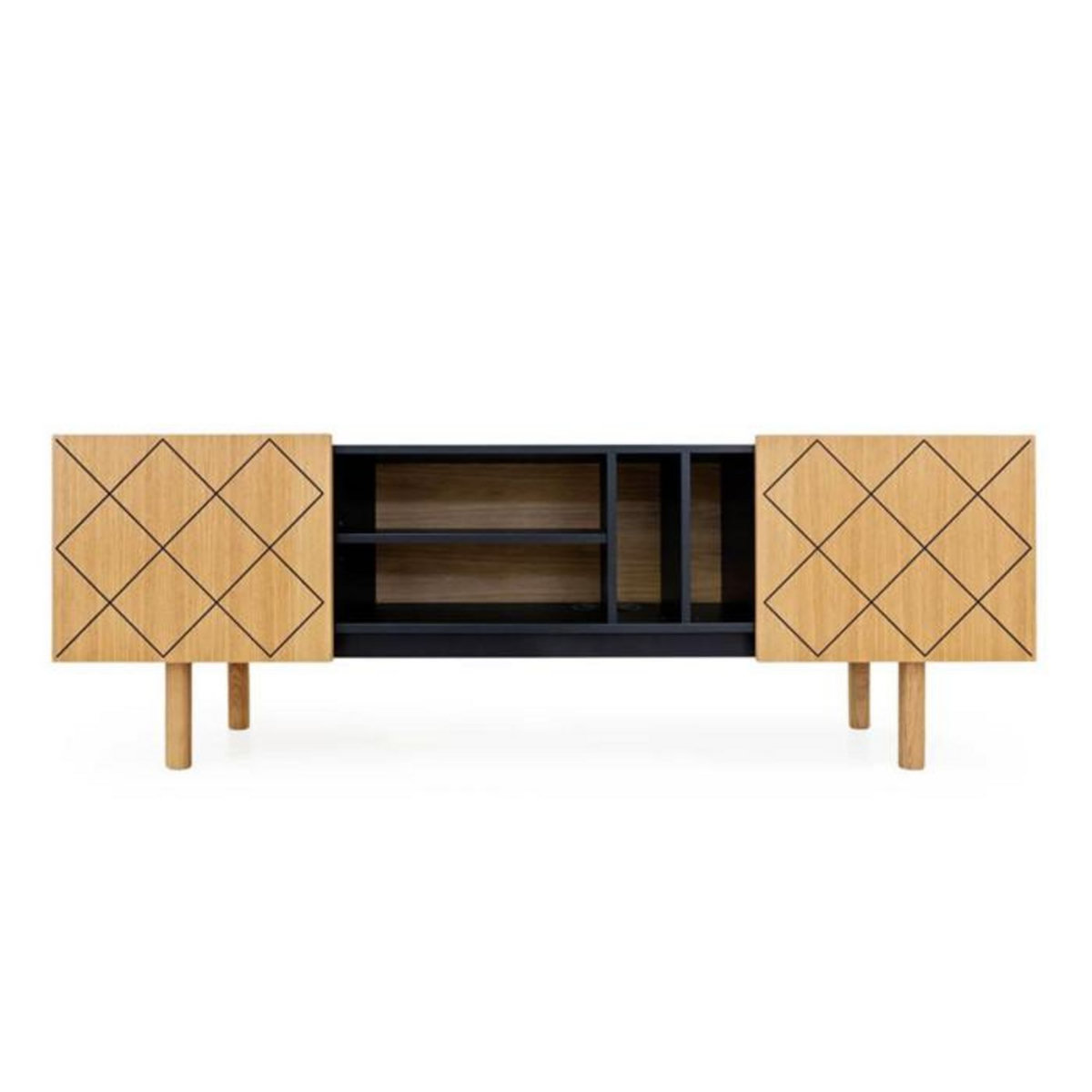 Paris Prix Meuble TV  Porto Ramalde  175cm Naturel