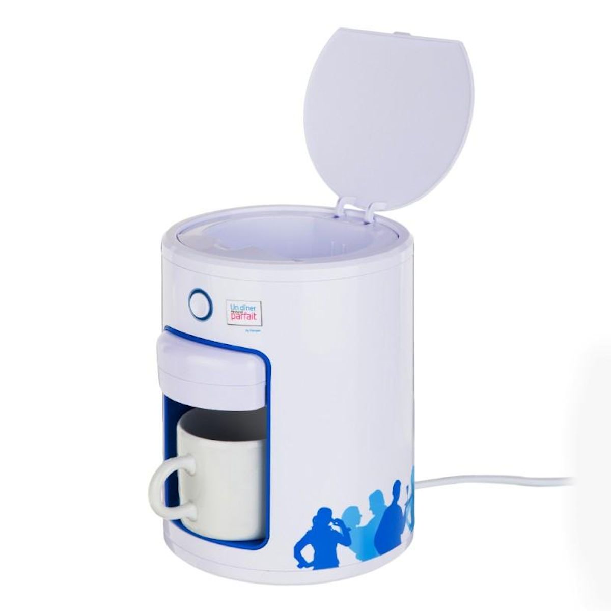 Harper Harper - Ud888 Blue - Machine à Expresso - Compact - 1000w - Réservoir 0,3l - 2 Filtres