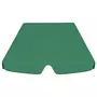 VIDAXL Toit de rechange de balançoire vert 150/130x105/70 cm