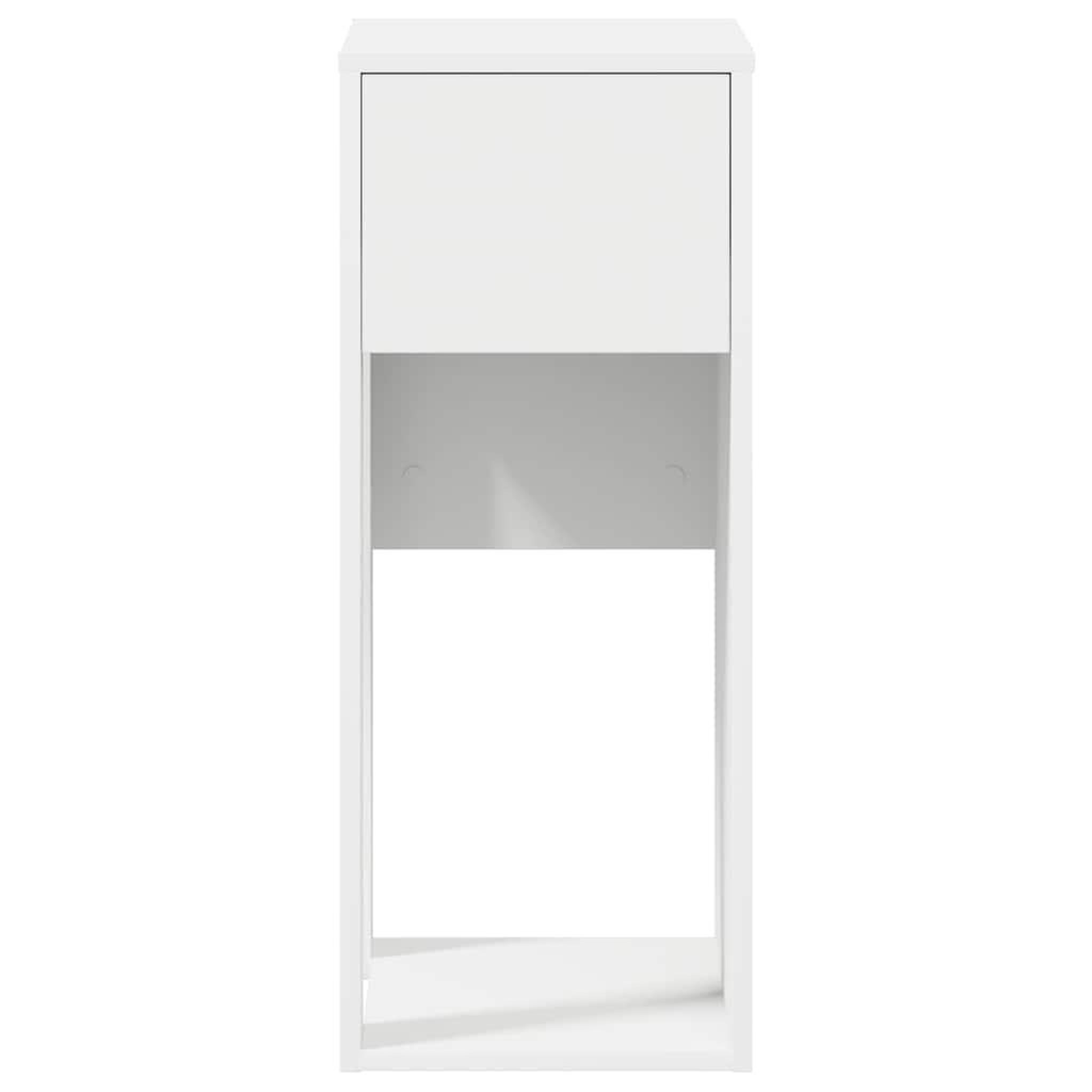 Voir la diapositive 5 : VIDAXL Support de tour d'ordinateur avec tiroir blanc 30x44x74 cm
