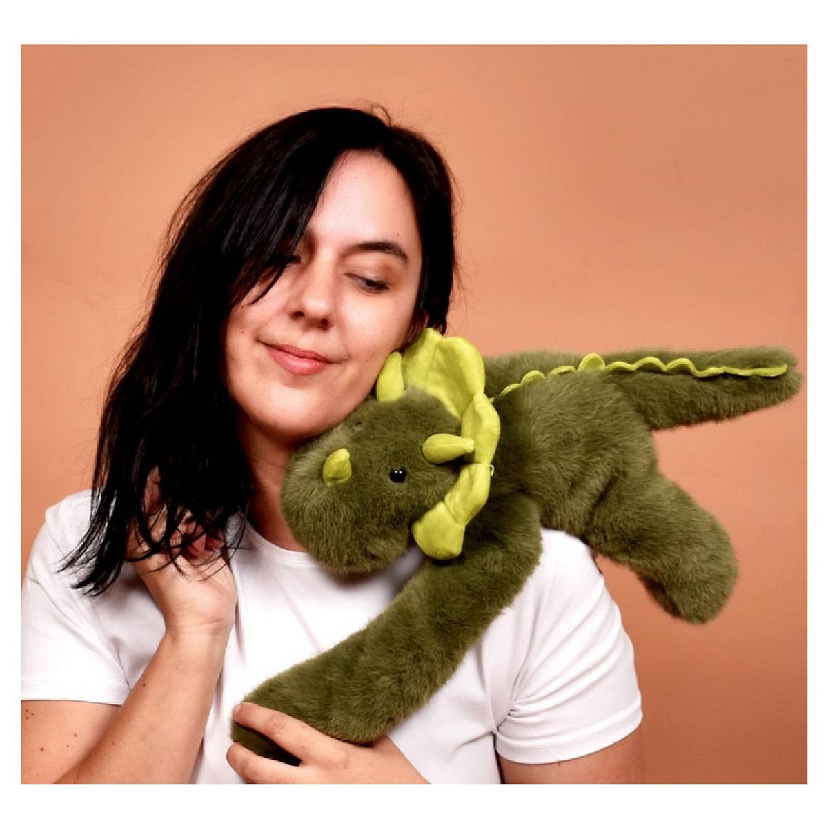 Histoire D'Ours Peluche Podcoll - Dino 30cm Magnetique