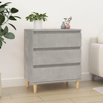 VIDAXL Buffet Gris beton 60x35x70 cm Bois d'ingenierie