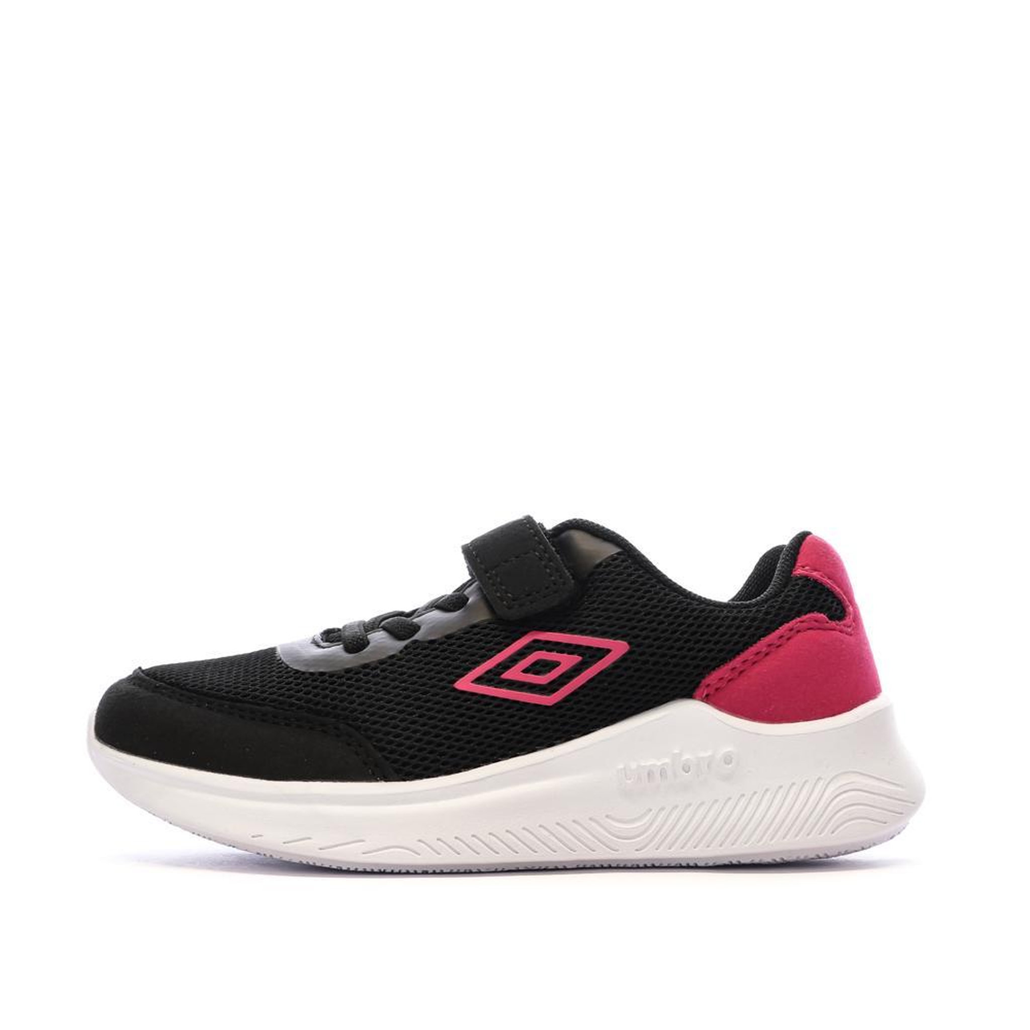 Voir la diapositive 1 : UMBRO Baskets fille umbro nateo noir/rose – style et confort sportif