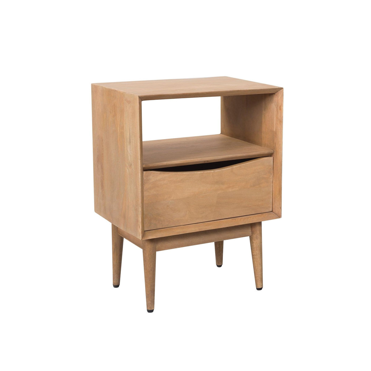 Rendez vous déco Table de chevet 1 tiroir en bois de manguier-Gute