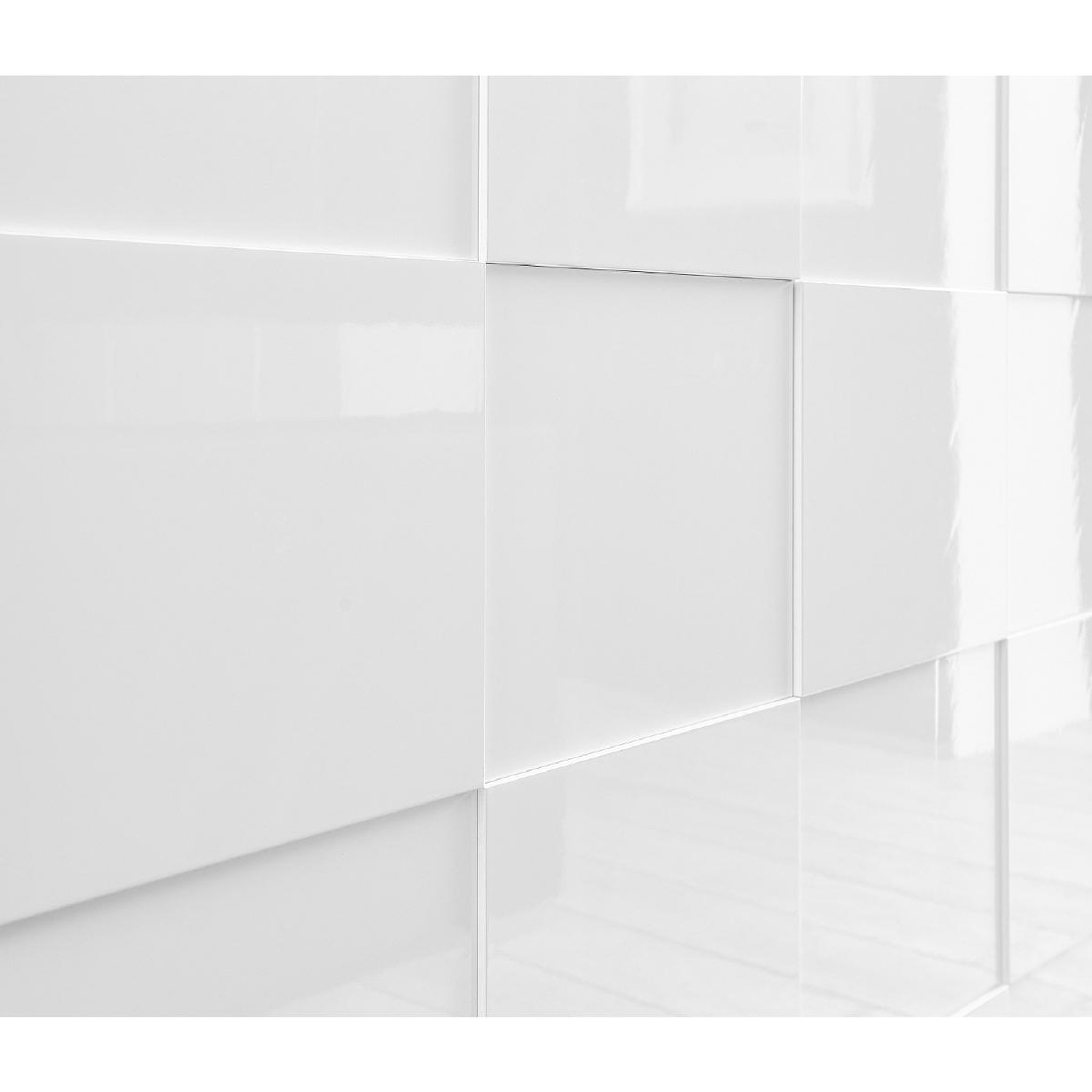 Voir la diapositive 5 : JLC KREATION Meuble tv design laqué blanc 180cm mado