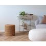 Voir la diapositive 2 : LISA DESIGN Jenna - pouf - en jute naturelle