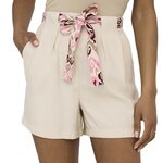 JACQUELINE DE YONG Short /Rose Femme Jdy Tomika Belt. Coloris disponibles : Beige