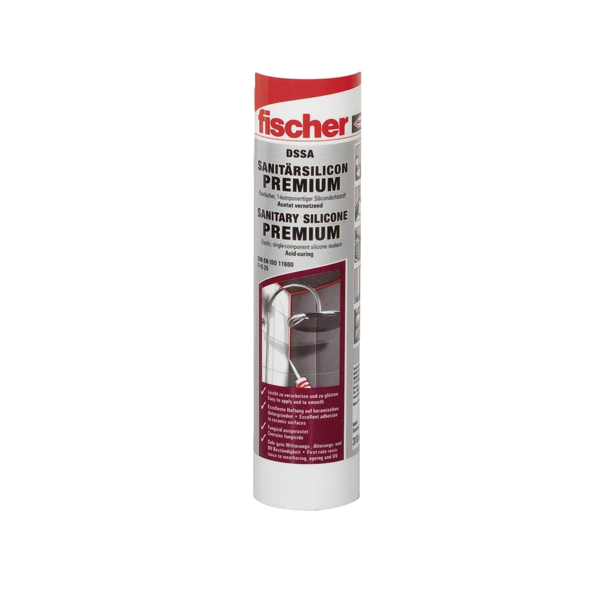 Fischer Mastic d'étanchéité fischer dssa 512210 silicone beige 310 ml