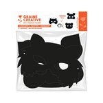 Graine créative Sachet de 3 masques à gratter animaux