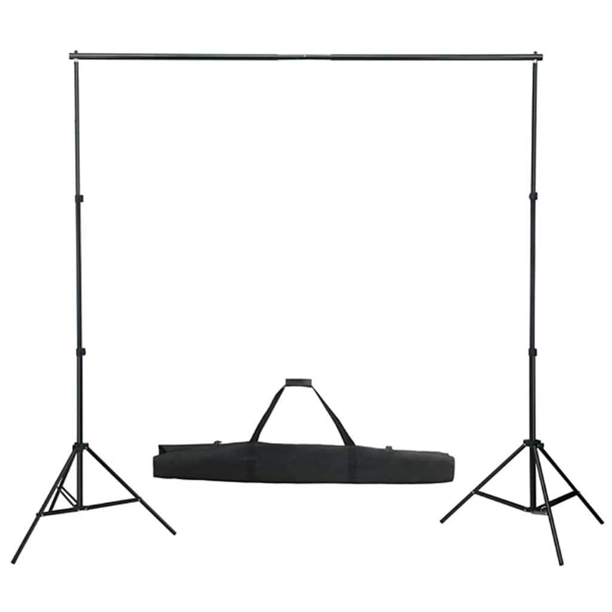 Voir la diapositive 4 : VIDAXL Kit de studio photo boîtes a lumiere toile de fond reflecteur