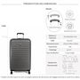 Voir la diapositive 2 : Delsey Grande valise XL rigide Segur 2.0 TSA polycarbonate 79.5cm