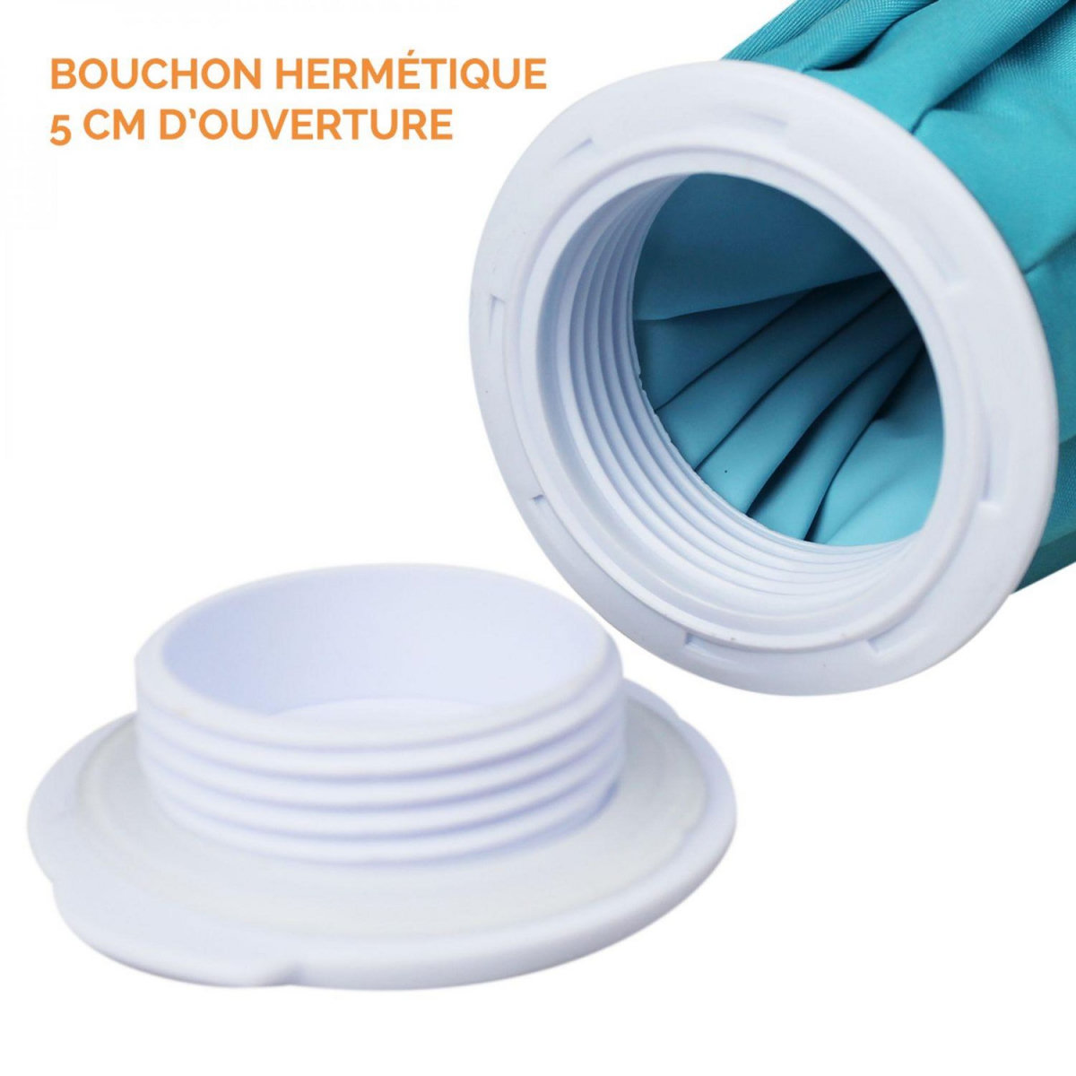 VIVEZEN Kit de 2 poches de glace réutilisables chaud-froid avec sangle pour toutes parties du corps