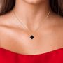 Voir la diapositive 2 : SC BOHEME Collier SC Bohème orné d'une obsidienne