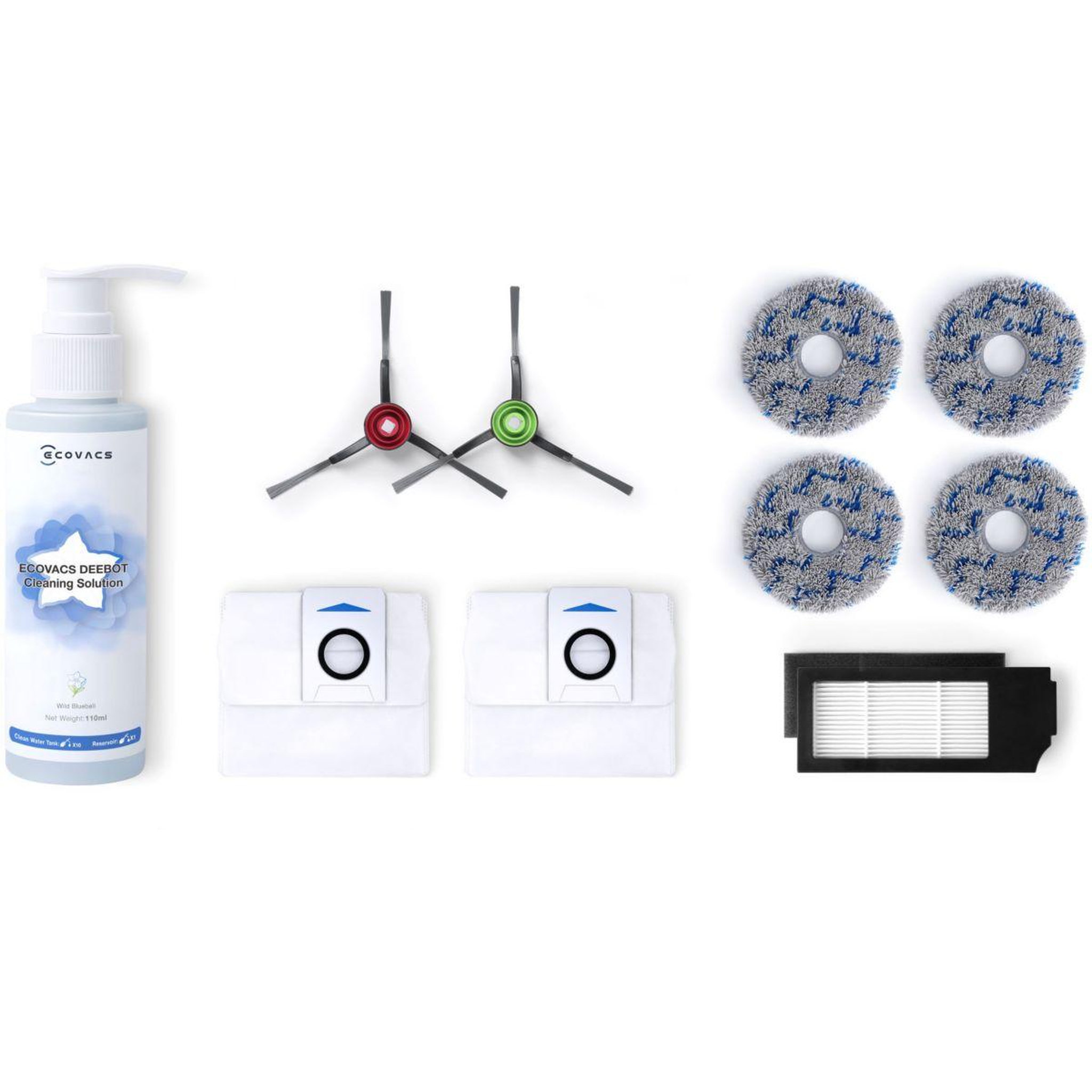 Voir la diapositive 4 : ECOVACS Kit accessoires entretien buddy kit d-kt01-0027 robot deebot u2 pro