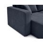 Voir la diapositive 6 : BEST MOBILIER Topaze - canapé panoramique - 7 places - convertible avec coffre - en tissu