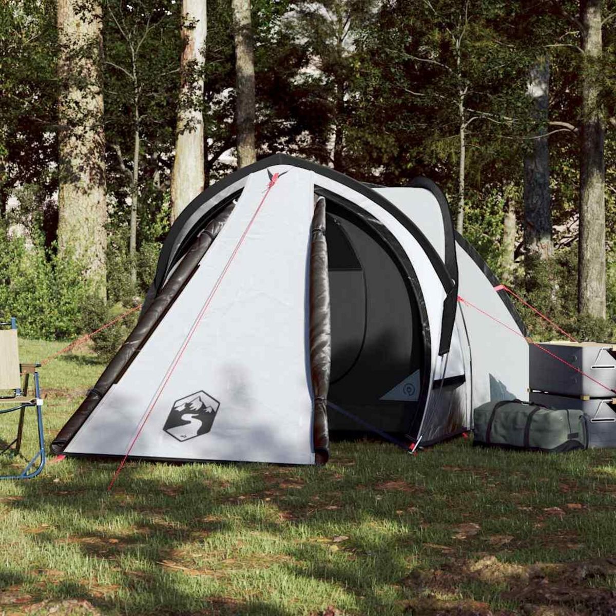 VIDAXL Tente de camping a dome 2 personnes tissu occultant impermeable