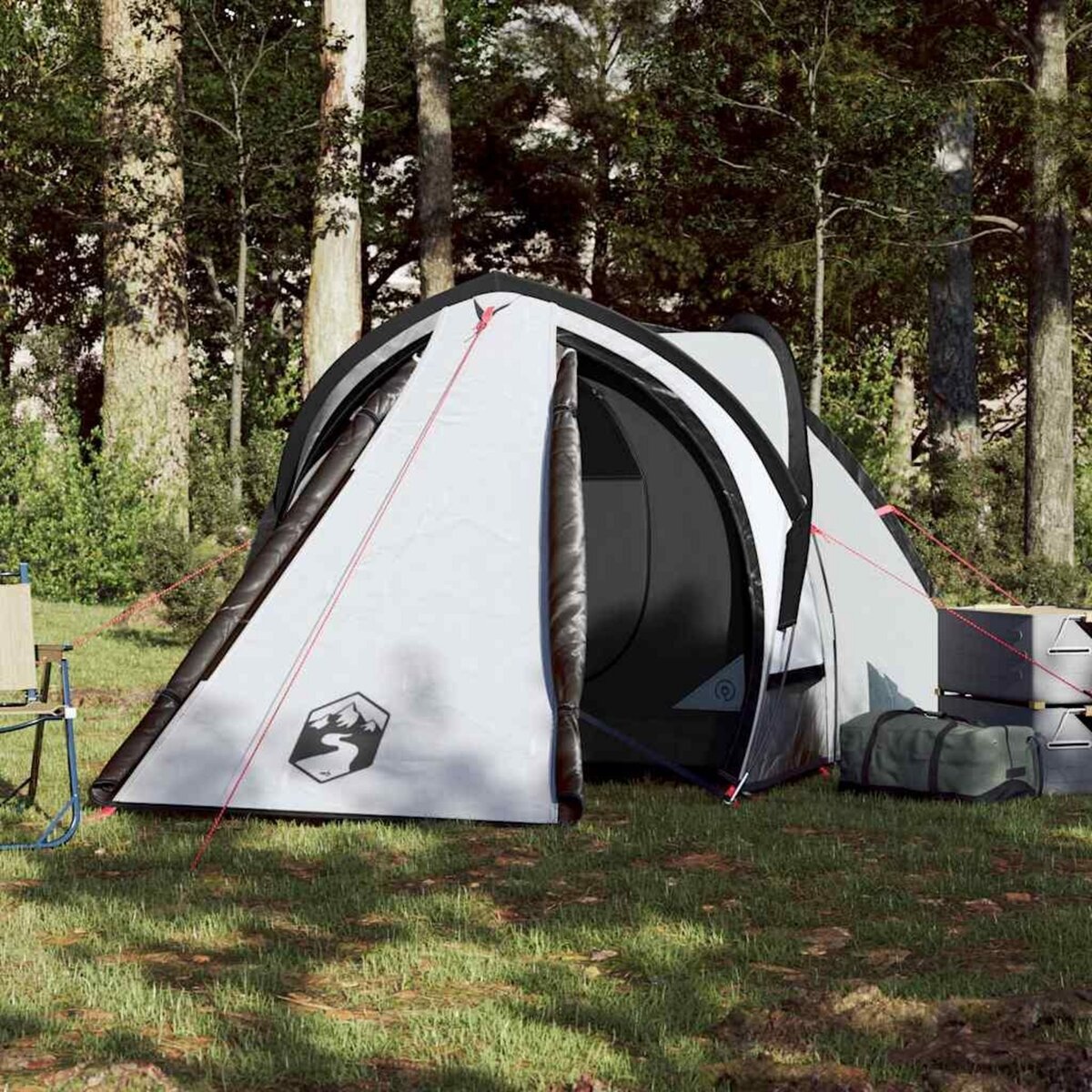 VIDAXL Tente de camping a dome 2 personnes tissu occultant impermeable
