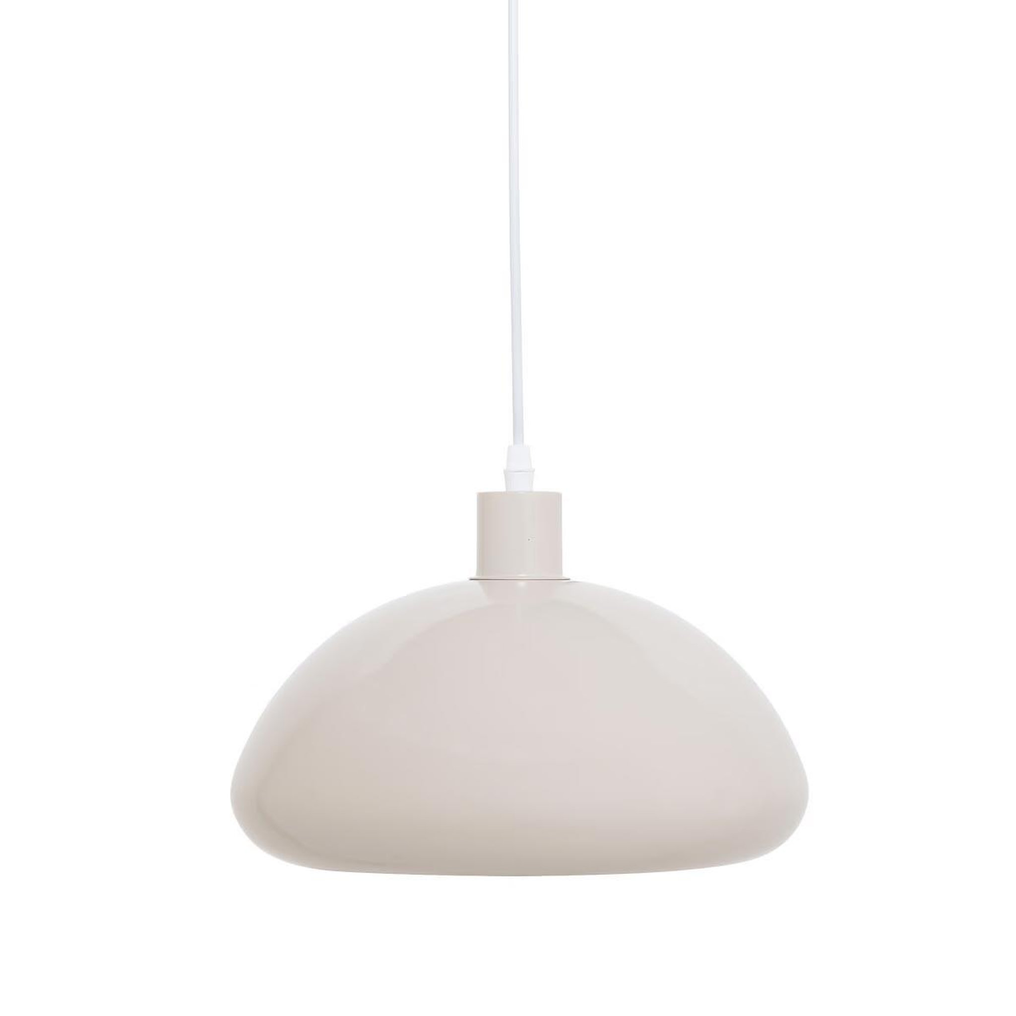 Voir la diapositive 2 : ATMOSPHERA Lampe suspension champignon  savio  27cm beige