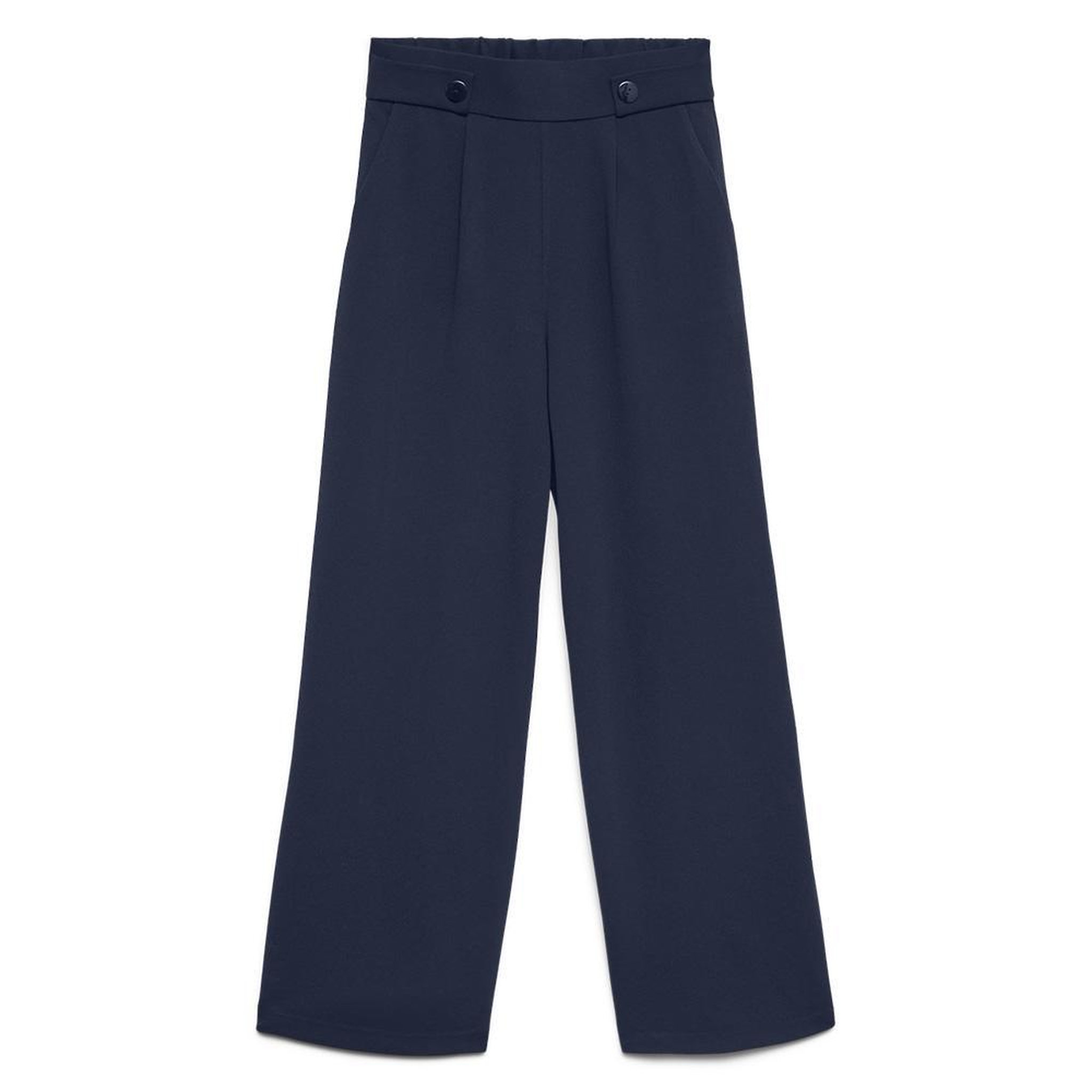 Vero Moda Pantalon Marine Femme Vero Moda May Button. Coloris disponibles : Bleu