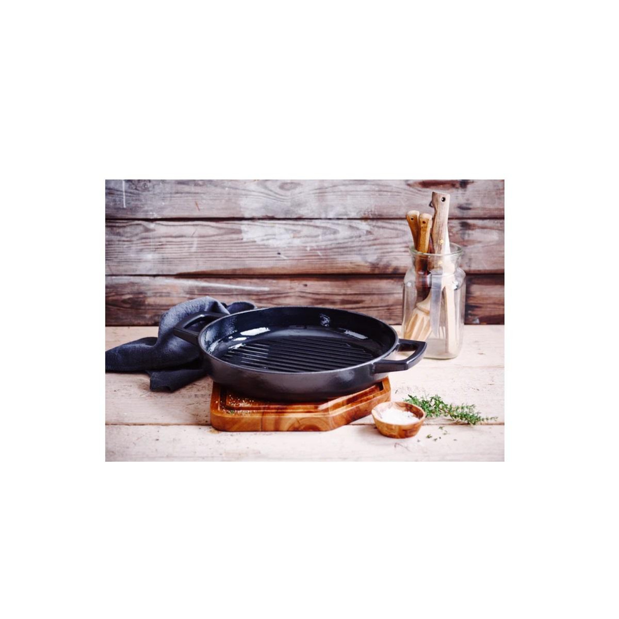 Voir la diapositive 4 : Beka Poêle grill 28cm fonte émaillée - 15148284