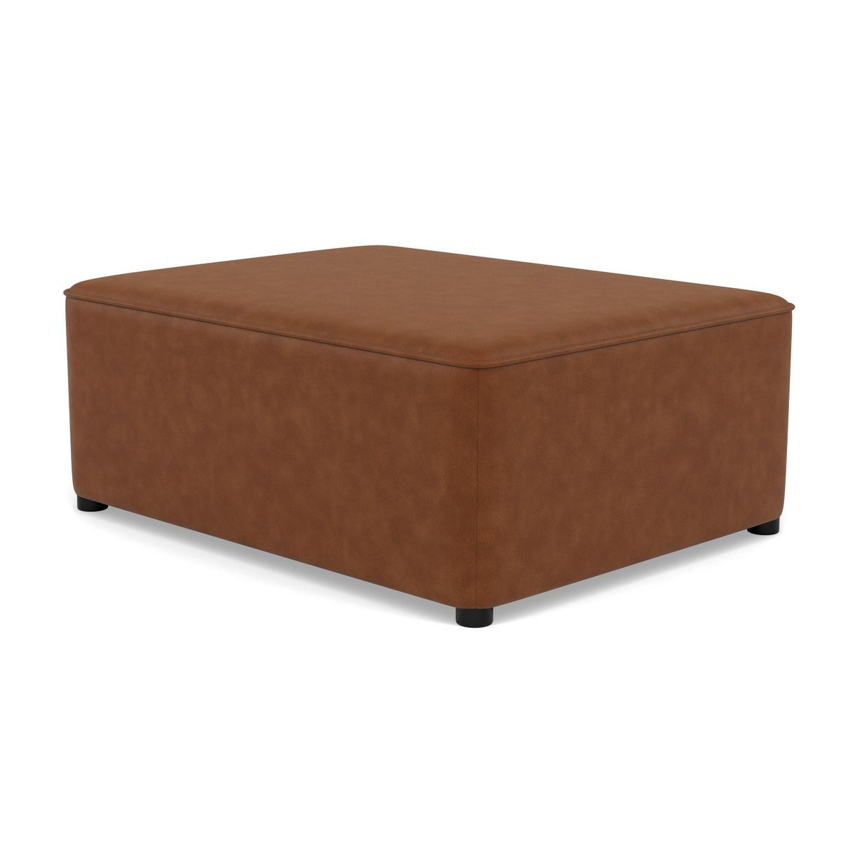 BEST MOBILIER Topaze - pouf en simili