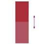 Voir la diapositive 5 : VIDAXL Store enrouleur occultant rouge largeur du tissu 55,7 cm