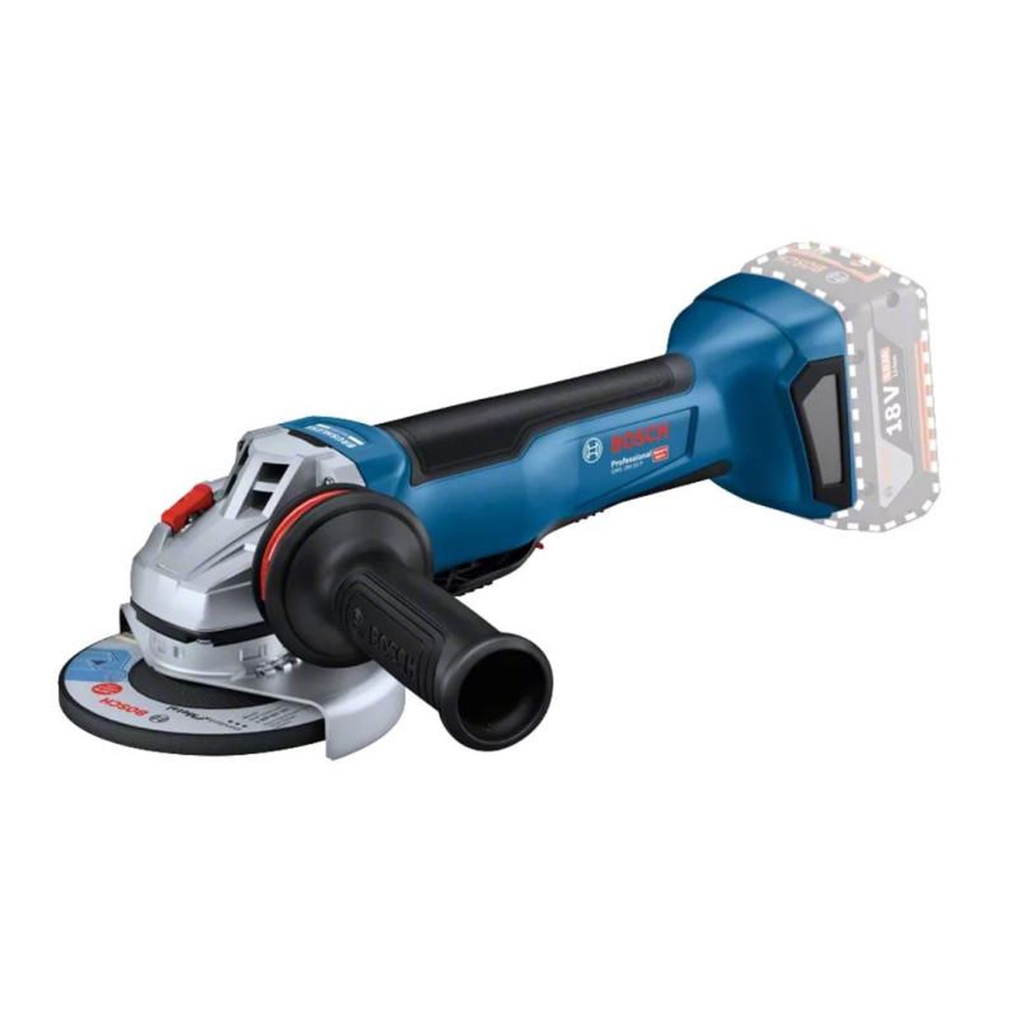 Voir la diapositive 3 : BOSCH Meuleuse 125mm 18V GWS 18V 10 P Professional (sans batterie ni chargeur) + coffret L BOXX BOSCH 06019J4102